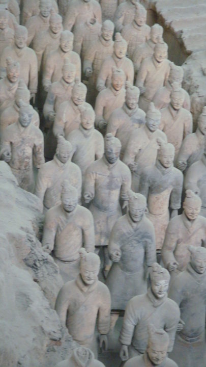 Rabah Fettih à Xi'A, détail des soldats de Qin